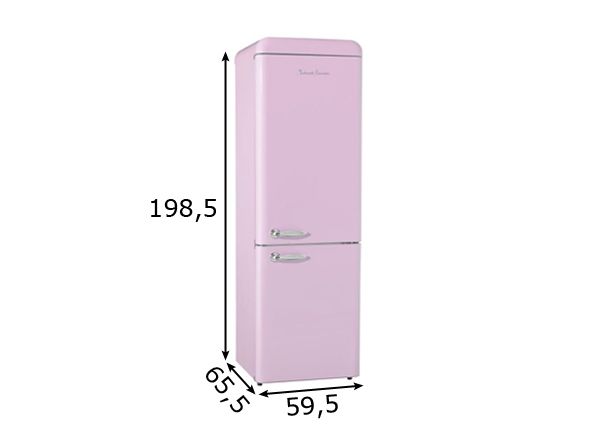 Ретро-холодильник Schaub Lorenz SL300SP-CB размеры