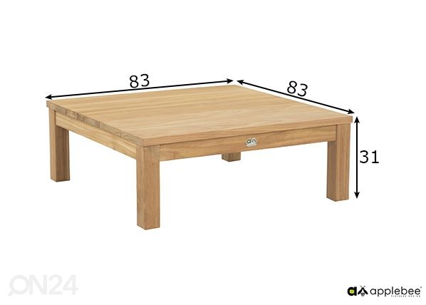 Садовый стол Frejus размеры