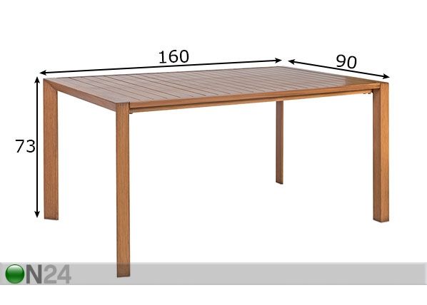 Садовый стол Sailor размеры