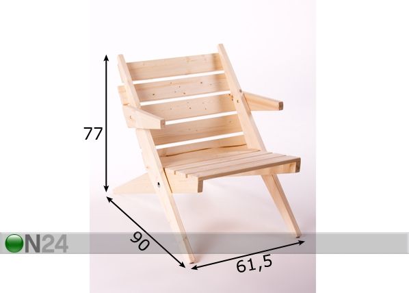Садовый стул с подлокотниками размеры