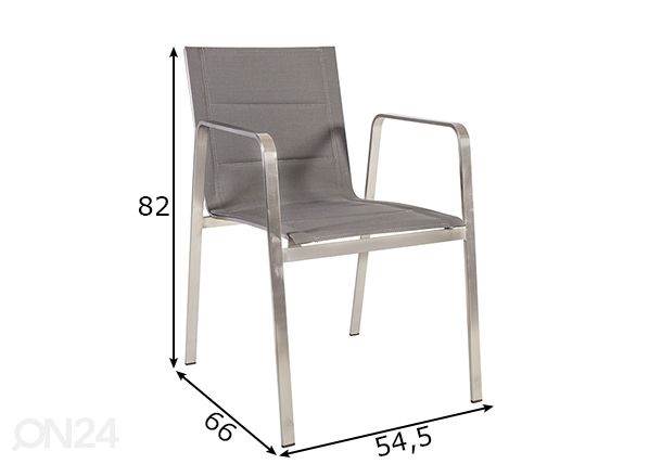 Садовый стул Beverly размеры