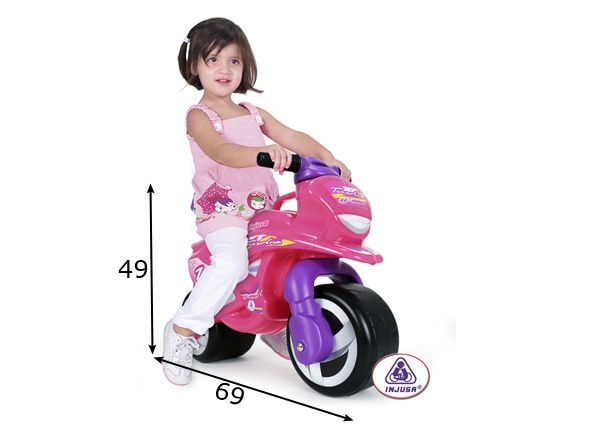 Самокат-мотоцикл Tundra Girl размеры