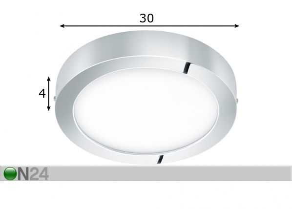 Светильник в ванную Fueva 1 LED размеры