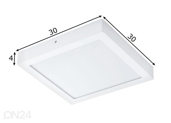 Светильник для ванной комнаты Fueva 1 размеры