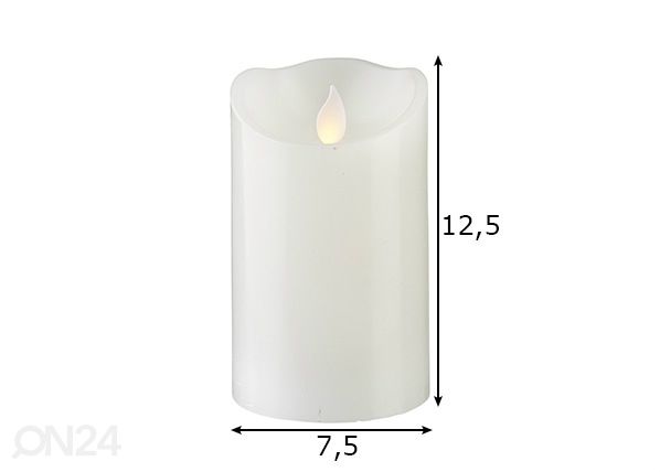 Свеча M-Twinkle 12,5 cm размеры
