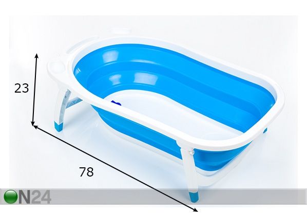 Складная ванночка для детей Dori размеры