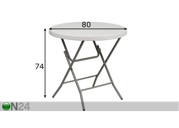 Складной садовый стол размеры