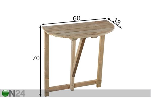 Складной стол в сад размеры