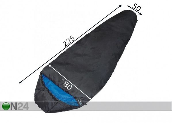 Спальный мешок High Peak Lite Pak 1200 темно-серый / синий размеры