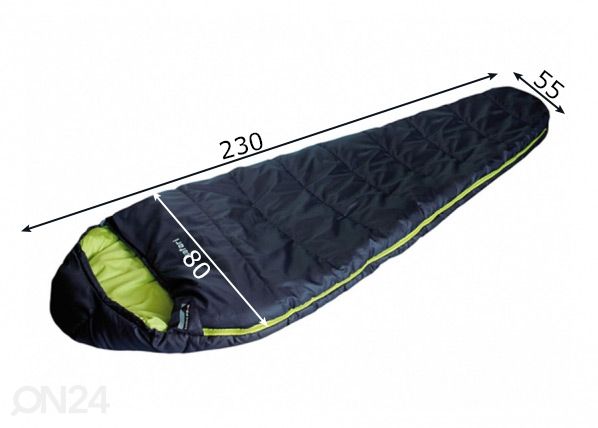 Спальный мешок High Peak Safari темно-синий / светло-зеленый размеры
