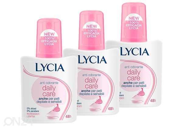 Спрей дезодорант Lycia Daily Care 3x75мл