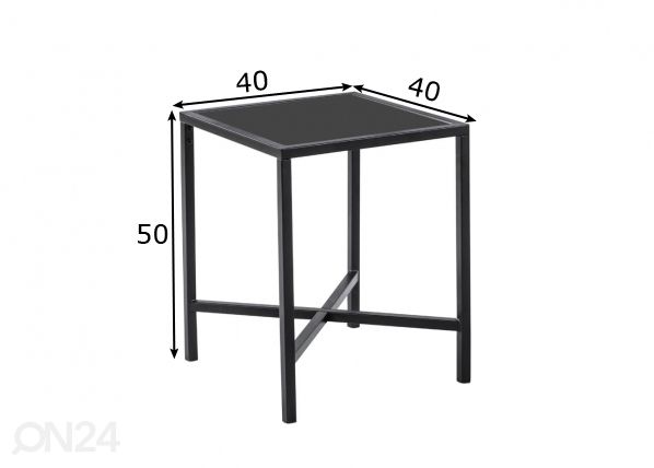 Столик 40x40 cm размеры