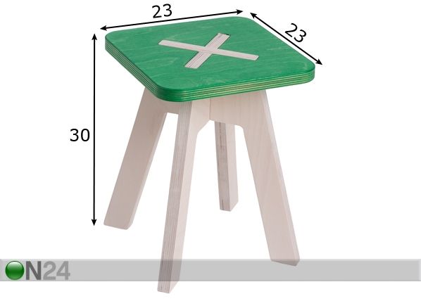 Табурет / детский стул h30 cm размеры