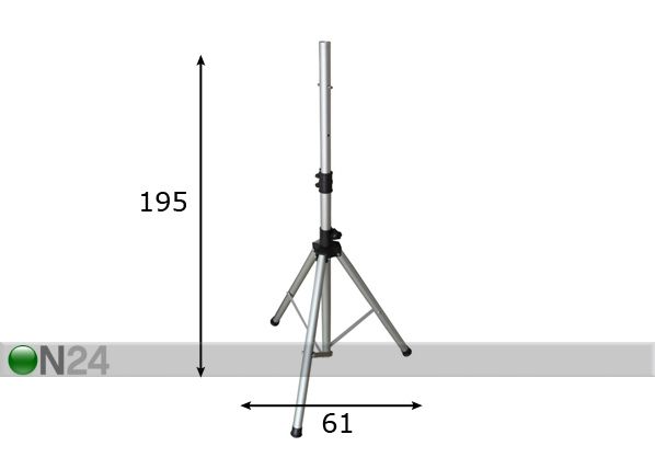 Телескопическая ножка для обогревателя HG 3.0 SL размеры
