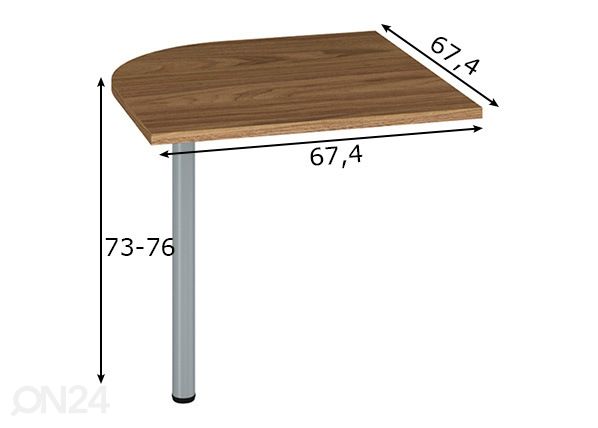 Удлинение для рабочего стола размеры