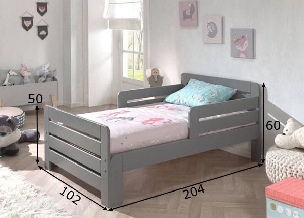 Удлиняющаяся кровать Jumper 90x140/160/190 cm размеры