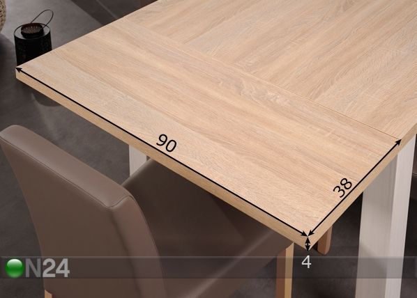 Удлиняющая панель для стола Craft размеры