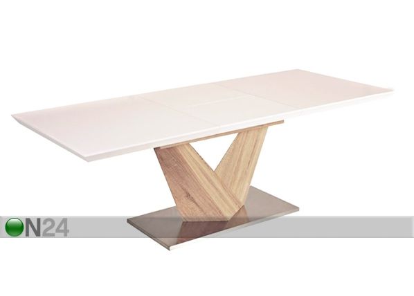 Удлиняющийся обеденный стол Alaras 90x160-220 cm