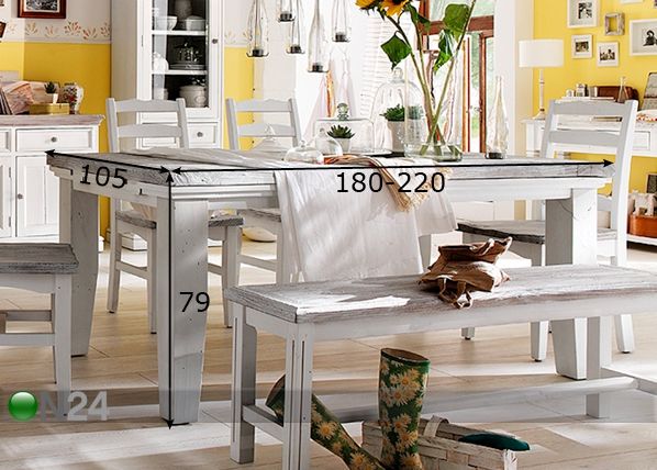 Удлиняющийся обеденный стол Opus Opus 105x180-220 cm размеры