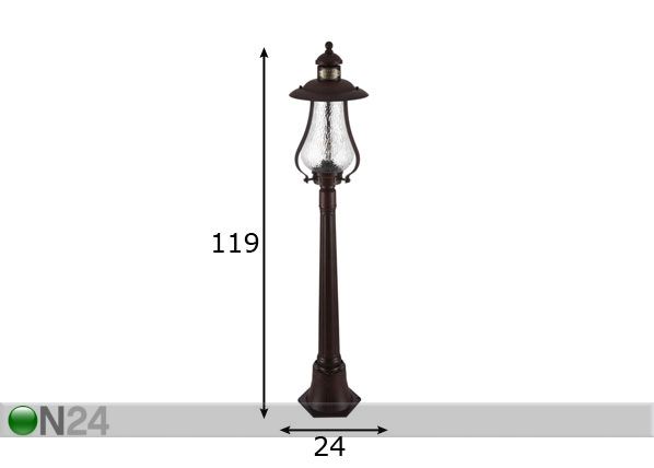 Уличный светильник La Rambla размеры