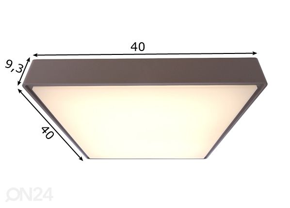 Уличный светильник Quadra 20 W LED размеры