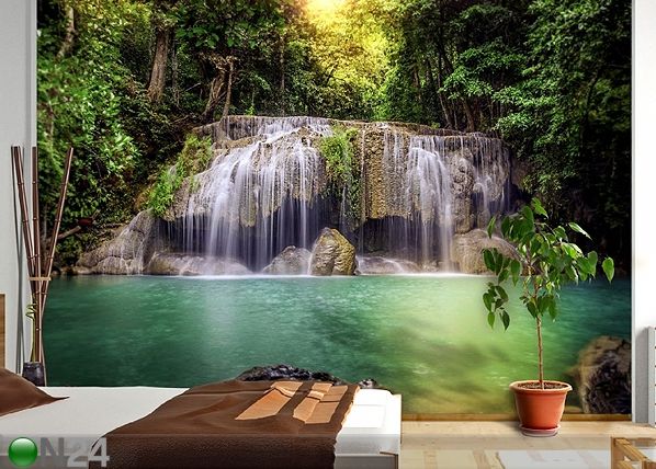 Фотообои Waterfall in the tropics 360x254 см