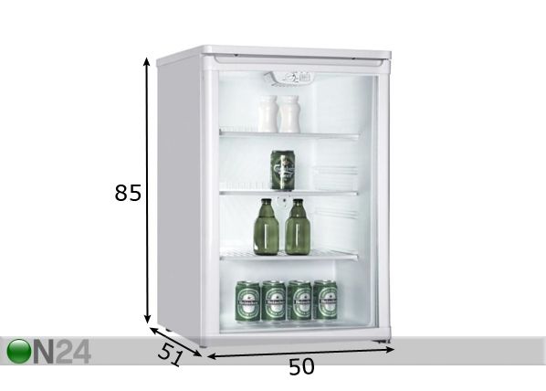 Холодильник-витрина GKS102 размеры