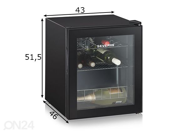 Холодильник для вина Severin размеры