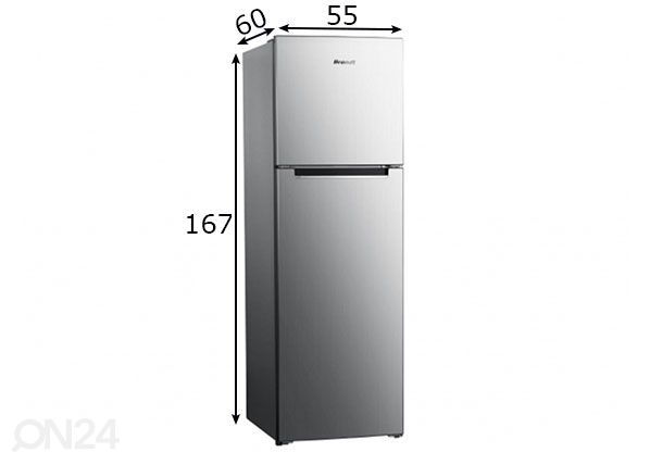 Холодильник Brandt BFD6650NX размеры