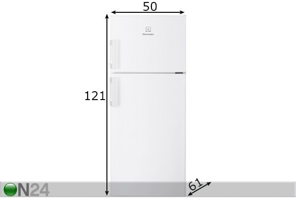 Холодильник Electrolux размеры