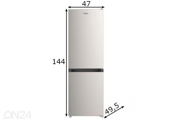 Холодильник Frigelux RC168SE размеры