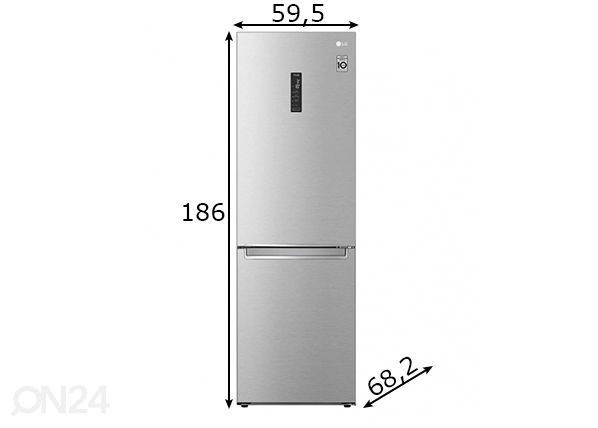 Холодильник LG размеры