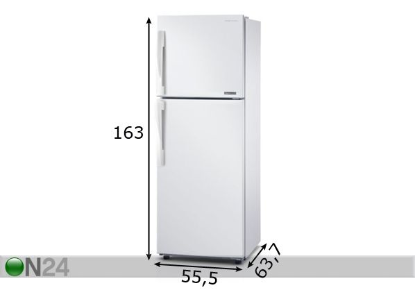 Холодильник Samsung RT25FAJEDWW/EO размеры