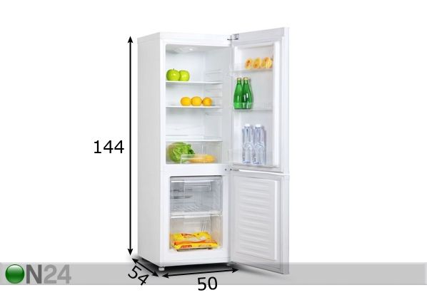 Холодильник Schaub-Lorenz DBF14455-5730 размеры