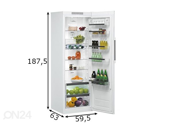 Холодильник Whirlpool размеры