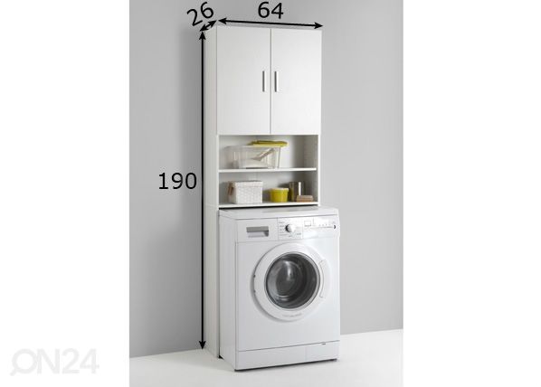 Шкаф для стиральной машины Olbia размеры