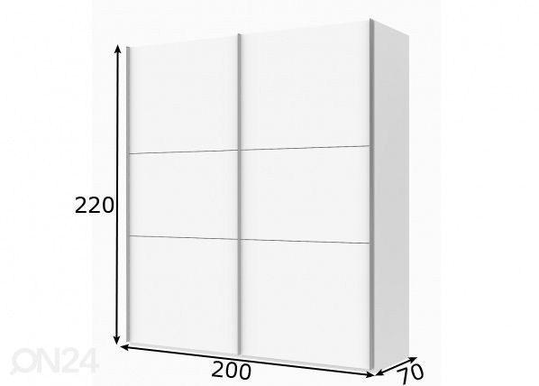 Шкаф-купе Save h220 cm размеры