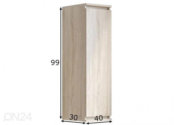 Шкаф настенный 40 cm размеры
