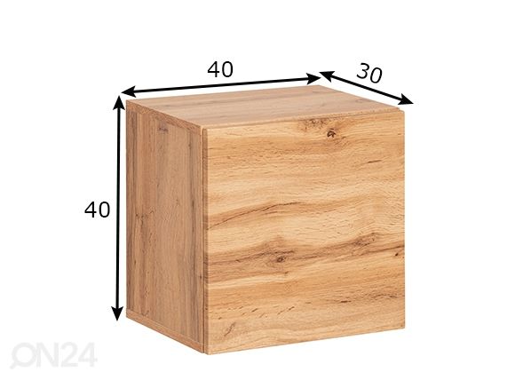 Шкаф настенный Easy 6 размеры