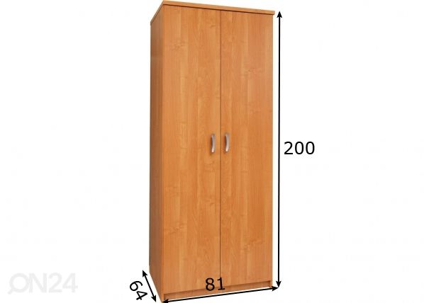 Шкаф платяной 81 cm размеры
