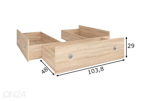 Ящики кроватные размеры
