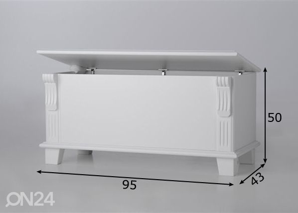 Ящик для белья Monaco 95 cm размеры