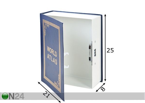 Ящик для денег в виде книги размеры