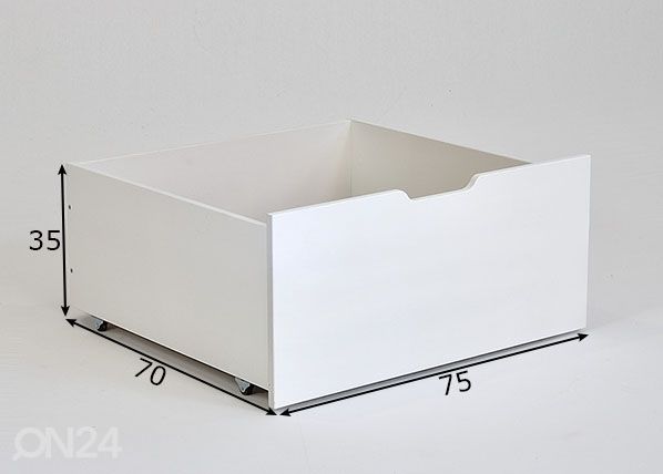 Ящик кроватный Jerwen 75x70x35 см размеры