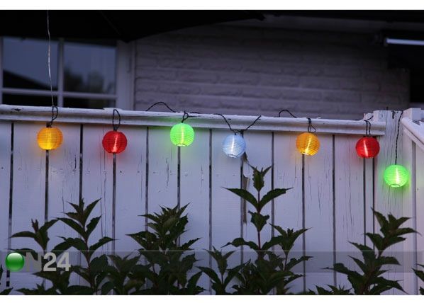 10 LED цветных садовых светильников