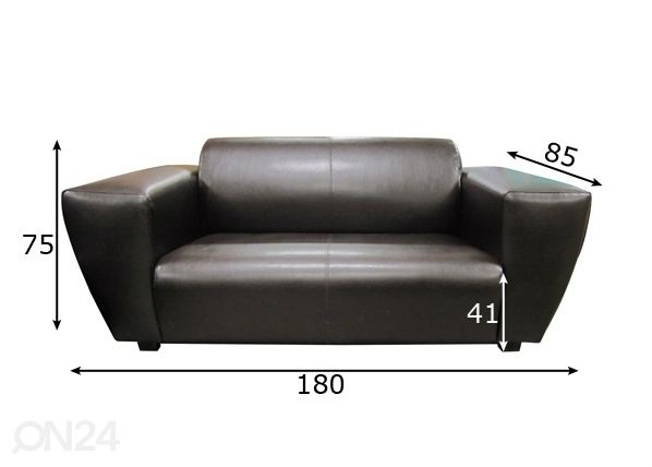 2-местный диван Magnum размеры