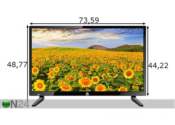 32" телевизор ForMe HD LED размеры