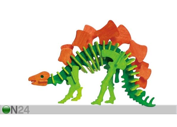 3D пазл Цветной динозавр