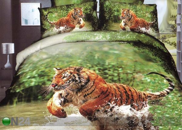 3D постельное белье Тигр