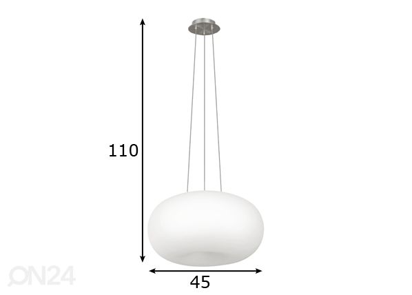Eglo подвесной светильник Optica Ø45 см размеры